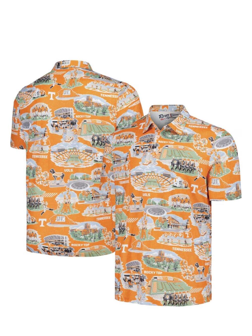 Men's Reyn Spooner Tennessee Orange Tennessee Volunteers Scenic Polo